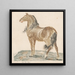 El caballo relinchando - Johann Teyler — cuadro enmarcado en la pared