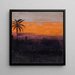The simulated sky by pink flamingos, study for a book on coloration in the animal kingdom - Abbott Handerson Thayer — framed artwork on a wall