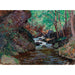 Reproduction of the painting of The course of a stream - Alfred Zoff