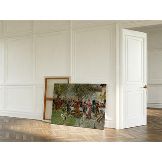 Le déjeuner des chasseurs - Raffaello Sorbi | Reproduction Tableau Décoration murale affiche copie