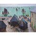 Reproducción del cuadro La partida de los barcos, Étretat - Claude Monet