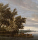 El ferry - Salomon van Ruysdael — vista de la obra