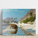 Reproducción del cuadro El golfo de Aqaba - Jean-Léon Gérôme