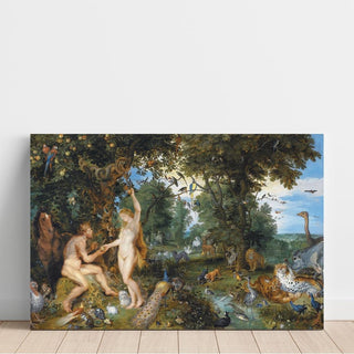 Le jardin d'Eden et la chute de l'homme - Peter Paul Rubens | Reproduction Tableau Décoration murale affiche copie