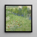 El jardín de Daubigny - Vincent van Gogh — cuadro enmarcado en la pared