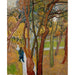 Reproducción del cuadro El jardín del hospital Saint-Paul (La caída de las hojas) - Vincent van Gogh