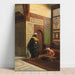 Reproduction of the painting The Qanun Player - Ludwig Deutsch