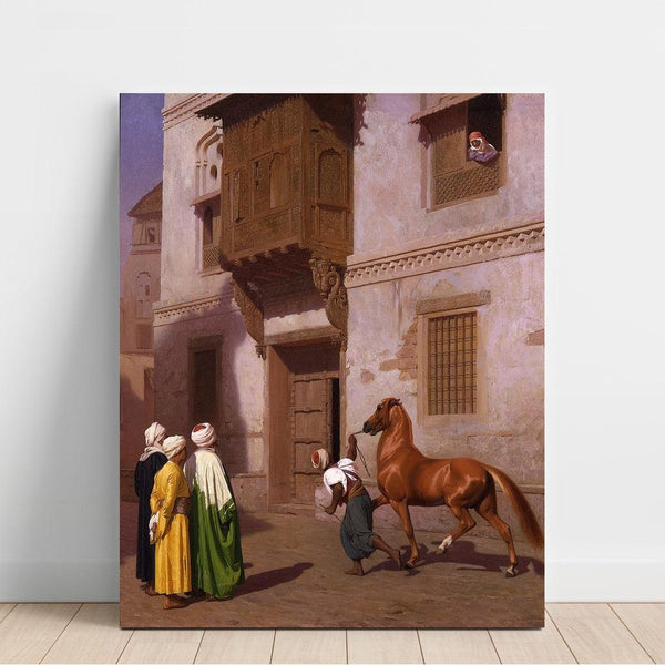 Reproduction of the painting The Horse Market - Jean-Léon Gérôme