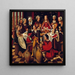 El matrimonio en Caná - Ambrosius Benson — cuadro enmarcado en la pared