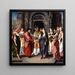 El matrimonio de la Virgen - Jan van Doornick — cuadro enmarcado en la pared