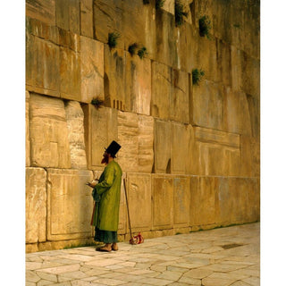 Le mur des lamentations - Jean-Léon Gérôme | Reproduction Tableau Décoration murale affiche copie