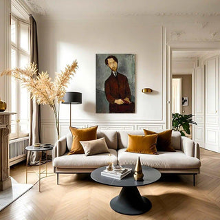 Léopold Zborowski - Amedeo Modigliani | Reproduction Tableau Décoration murale affiche copie