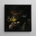 El cesto de flores - Arthur Chaplin — cuadro enmarcado en la pared