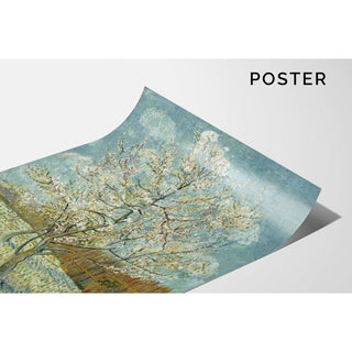 Le pêcher rose - Vincent van Gogh | Reproduction Tableau Décoration murale affiche copie