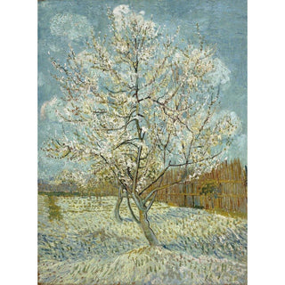 Le pêcher rose - Vincent van Gogh | Reproduction Tableau Décoration murale affiche copie