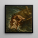 El pescador y la sirena - Charles Haslewood Shannon — cuadro enmarcado en la pared