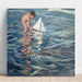 Reproducción del cuadro El pequeño velero - Joaquín Sorolla