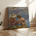 Reproducción del cuadro El pie herido - Joaquín Sorolla
