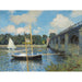 Reproducción del cuadro El puente en Argenteuil - Claude Monet