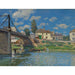 Reproducción del cuadro El puente en Villeneuve-la-Garenne - Alfred Sisley