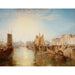 Reproduction of the painting of The Port of Dieppe - Joseph Mallord William Turner