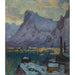Reproducción del cuadro El puerto de Svolvær en el pico de la temporada de pesca, estudio de los Lofoten - Anna Boberg