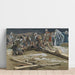 Reproduction of the painting The First Nail - James Tissot