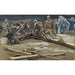Reproduction of the painting The First Nail - James Tissot