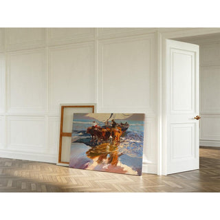 Le retour de la pêche, plage de Valence - Joaquín Sorolla | Reproduction Tableau Décoration murale affiche copie