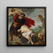 La sacrificio de Isaac - Cornelis de Vos — cuadro enmarcado en la pared