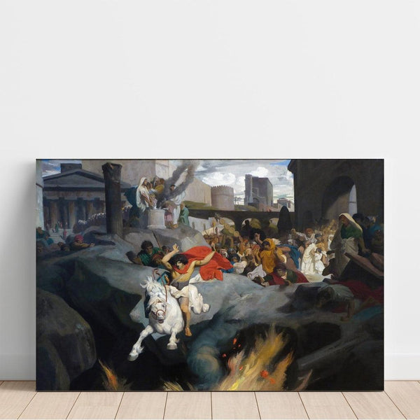 Reproduction of the painting The leap of Marcus Curtius - Jean-Léon Gérôme