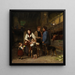 El ternero vendido - Hermann Plathner — cuadro enmarcado en la pared