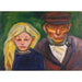 Reproducción del cuadro El viejo pescador y su hija - Edvard Munch