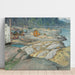 Reproduction of the painting The village at the foot of the mountain. Study of the Lofoten - Anna Boberg