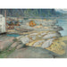 Reproduction of the painting The village at the foot of the mountain. Study of the Lofoten - Anna Boberg
