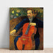 Reproduction of the painting The cellist Schneklud - Paul Gauguin