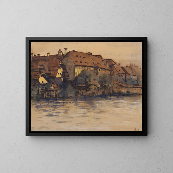 The Ursuline Convent in Graz - Leo Diet — framed artwork on a wall