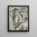 campesino con arado y caballo de tiro - Leo Gestel — cuadro enmarcado en la pared