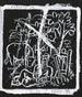 Un granjero descansa bajo un árbol en un prado con vacas - Leo Gestel — vista de la obra
