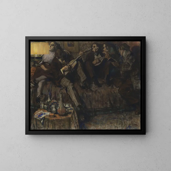 Bohème - Leo Gestel — cuadro enmarcado en la pared