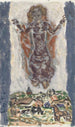 a dancing female figure above a landscape - Leo Gestel — artwork view