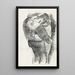 The Embrace - Leo Gestel — framed artwork on a wall