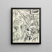 Pesca en el mar - Leo Gestel — cuadro enmarcado en la pared