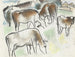 some cows in a landscape - Leo Gestel — artwork view