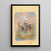 Felicitaciones por el nacimiento de Juliana Bellaar Spruyt - Leo Gestel — cuadro enmarcado en la pared