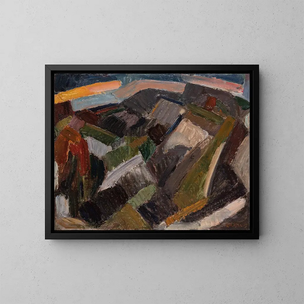 Paisaje - Leo Gestel — cuadro enmarcado en la pared