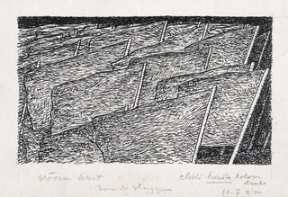 Leo Gestel - Ontwerp boekillustratie voor Alexander Cohens Van Anarchist tot Monarchist Rode Vlaggen.webp
