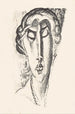 Retrato de una mujer desconocida - Leo Gestel — vista de la obra