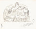 Hoja de boceto con caballos - Leo Gestel — vista de la obra