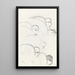 Sketch sheet with studies for a embrace kiss - Leo Gestel — framed artwork on a wall